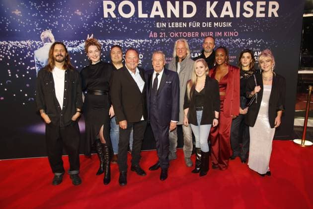 Weltpremiere des Konzertfilms 50 JAHRE ROLAND KAISER EIN LEBEN FÜR DIE MUSIK Münster, 16.10.2025 Roland Kaiser bei der Weltpremiere des Roland Kaiser Kinofilms 50 Jahre Roland Kaiser Ein Leben für die Musik im Cineplex Kino Münster Nordrhein-Westfalen Germany Copyright: xMatthiasxGränzdörferx