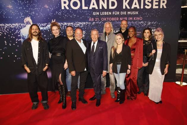 Weltpremiere des Konzertfilms 50 JAHRE ROLAND KAISER EIN LEBEN FÜR DIE MUSIK Münster, 16.10.2025 Roland Kaiser bei der Weltpremiere des Roland Kaiser Kinofilms 50 Jahre Roland Kaiser Ein Leben für die Musik im Cineplex Kino Münster Nordrhein-Westfalen Germany Copyright: xMatthiasxGränzdörferx