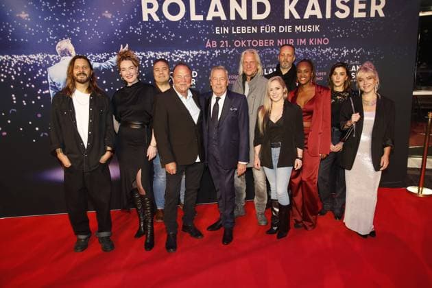 Weltpremiere des Konzertfilms 50 JAHRE ROLAND KAISER EIN LEBEN FÜR DIE MUSIK Münster, 16.10.2025 Roland Kaiser bei der Weltpremiere des Roland Kaiser Kinofilms 50 Jahre Roland Kaiser Ein Leben für die Musik im Cineplex Kino Münster Nordrhein-Westfalen Germany Copyright: xMatthiasxGränzdörferx