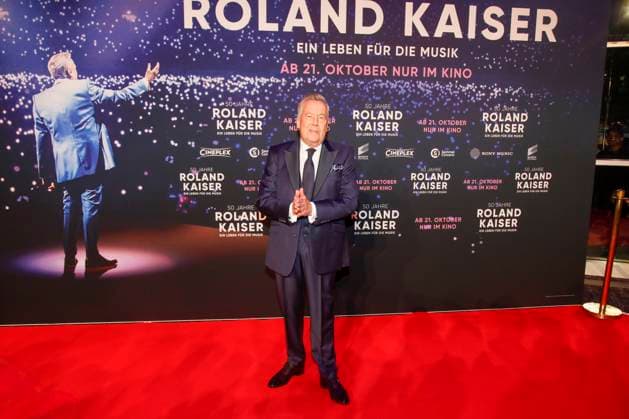 Weltpremiere des Roland Kaiser Konzertfilm 50 Jahre Roland Kaiser - Ein Leben für die Musik in Münster Münster, 16.10.2025 Roland Kaiser bei der Weltpremiere des Roland Kaiser-Konzertfilms in Münster NRW Copyright: xMatthiasxGränzdörferx