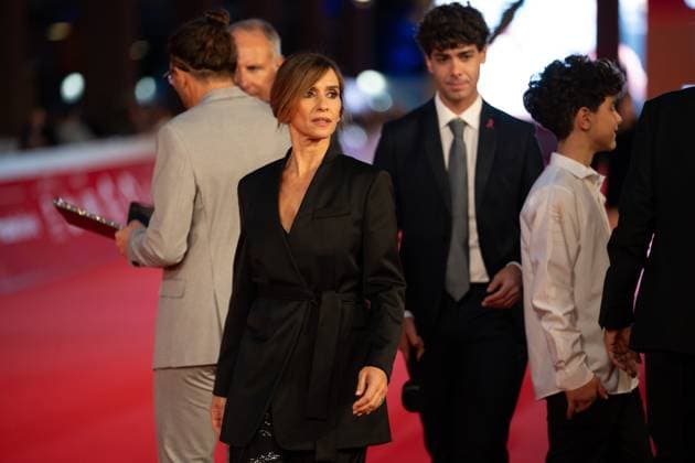 Teresa Saponangelo attends the Per Te red carpet during the 20th Rome Film Festival at Auditorium Parco Della Musica in Rome, Italy, on October 16, 2025.  Copyright: xLucaxCarlinox originalFilename: carlino-notitle251016_npIpP.jpg