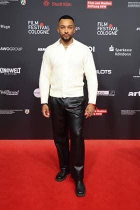 Brian Ssenyonjo bei der Ankunft zur Verleihung der Film Festvial Cologne Awards am 16.10.2025 im Cineplex Filmpalast in Koeln Film Festival Cologne Awards 2025 in Koeln