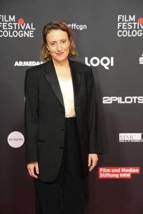 Maren Eggert, die Schauspielerin bei Ankunft zur Auszeichnung mit dem International Actors Award im Rahmen der Film Festvial Cologne Awards am 16.10.2025 im Cineplex Filmpalast in Koeln Film Festival Cologne Awards 2025 in Koeln