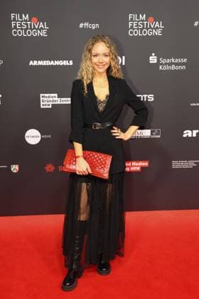 Joelle Banse bei der Ankunft zur Verleihung der Film Festvial Cologne Awards am 16.10.2025 im Cineplex Filmpalast in Koeln Film Festival Cologne Awards 2025 in Koeln