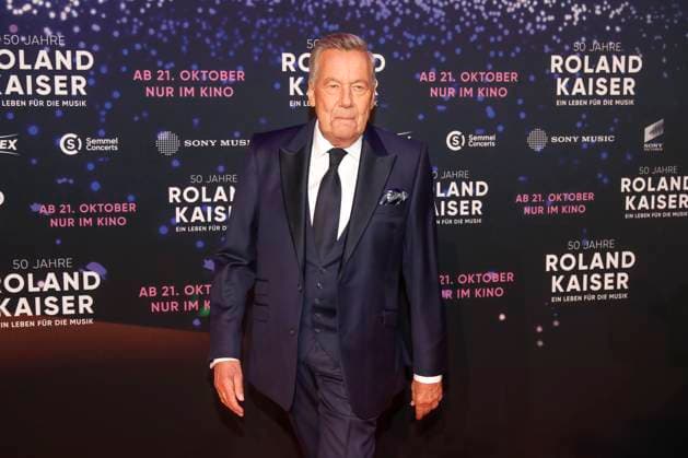 Weltpremiere des Roland Kaiser Konzertfilm 50 Jahre Roland Kaiser - Ein Leben für die Musik in Münster Münster, 16.10.2025 Roland Kaiser bei der Weltpremiere des Roland Kaiser-Konzertfilms in Münster NRW Copyright: xMatthiasxGränzdörferx