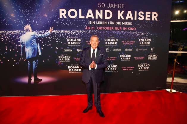Weltpremiere des Roland Kaiser Konzertfilm 50 Jahre Roland Kaiser - Ein Leben für die Musik in Münster Münster, 16.10.2025 Roland Kaiser bei der Weltpremiere des Roland Kaiser-Konzertfilms in Münster NRW Copyright: xMatthiasxGränzdörferx