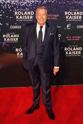 Weltpremiere des Roland Kaiser Konzertfilm 50 Jahre Roland Kaiser - Ein Leben für die Musik in Münster Münster, 16.10.2025 Roland Kaiser bei der Weltpremiere des Roland Kaiser-Konzertfilms in Münster NRW Copyright: xMatthiasxGränzdörferx