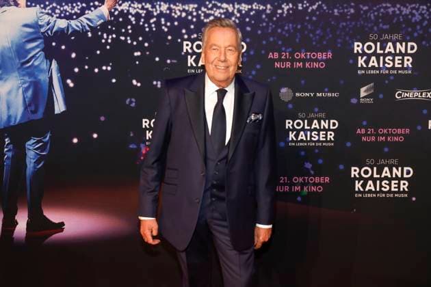 Weltpremiere des Roland Kaiser Konzertfilm 50 Jahre Roland Kaiser - Ein Leben für die Musik in Münster Münster, 16.10.2025 Roland Kaiser bei der Weltpremiere des Roland Kaiser-Konzertfilms in Münster NRW Copyright: xMatthiasxGränzdörferx
