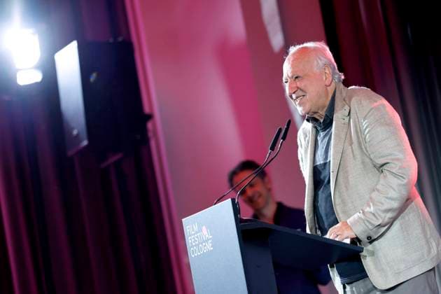 Regisseur Werner Herzog erhält den Filmpreis Köln bei den Film Festival Cologne Awards im Rahmen des Film Festival Cologne 2025 im Filmpalast. Der Preis ist mit 25.000 Euro dotiert und wird von der Film- und Medienstiftung NRW und der Stadt Köln gestiftet. Köln, 16.10.2025 NRW Deutschland Copyright: xChristophxHardtx