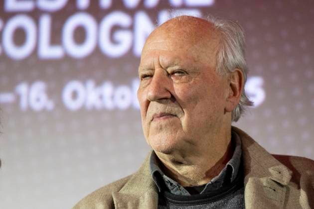 Regisseur, Filmemacher Werner HERZOG (mi.), Preistraeger Filmpreis Koeln 2025, Portrait, Portraet, freundlich, beim Film Festival Cologne, im Filmpalast Koeln, am 16.10.2025.