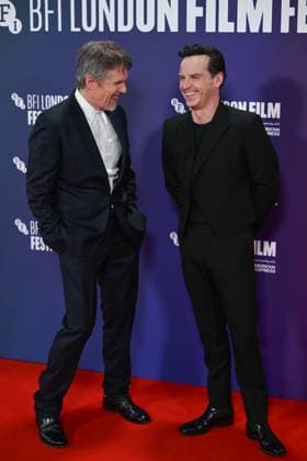 69th BFI London Film Festival LONDON, UNITED KINGDOM - OCTOBER 16: Ethan Hawke (L) and Andrew Scott (R) attend the premiere of the film Blue Moon during the 69th BFI London Film Festival held at the Royal Festival Hall in London, UK on October 16, 2025. Rasid Necati Aslim Anadolu London United Kingdom. Editorial use only. Please get in touch for any other usage.  Copyright: x2025xAnadoluxRasidxNecatixAslimx