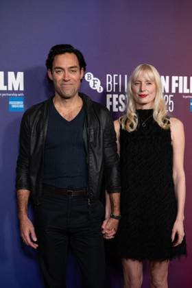 The BFI London Film Festival Gala of the UK premiere of WASTEMAN, taking place at VUE Leicester Square, London, UK on 16th October 2025. Alex Hassell and Emma King at the BFI London Film Festival Gala of the UK premiere of WASTEMAN, taking place at VUE Leicester Square, London, UK on 16th October 2025., Credit:Oleksii Ovcharenko Avalon United Kingdom, London  Copyright: xOleksiixOvcharenkox xAvalonx 1046019698