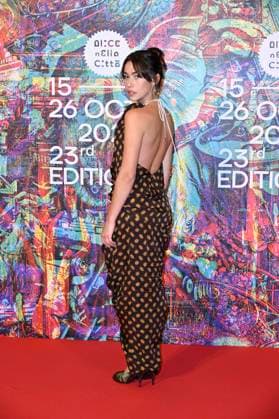 20th Edition of Rome Film Fest Red Carpet of the movie -Squali- Auditorium Conciliazione - Rome, Italy Greta Fernandez 20th Edition of Rome Film Fest Red Carpet of the movie -Squali- Auditorium Conciliazione - Rome, Italy 16th October 2025  Copyright: xMAXxMONTINGELLI SGPx