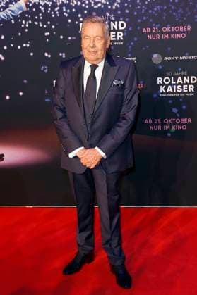 Roland Kaiser bei der Premiere des Dokumentarfilms 50 Jahre Roland Kaiser - Ein Leben für die Musik im Cineplex Münster. Münster, 16.10.2025