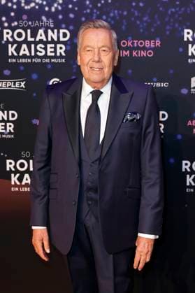 Roland Kaiser bei der Premiere des Dokumentarfilms 50 Jahre Roland Kaiser - Ein Leben für die Musik im Cineplex Münster. Münster, 16.10.2025