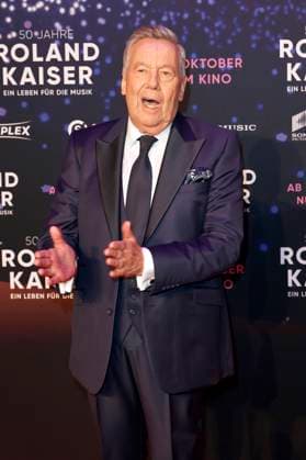 Roland Kaiser bei der Premiere des Dokumentarfilms 50 Jahre Roland Kaiser - Ein Leben für die Musik im Cineplex Münster. Münster, 16.10.2025