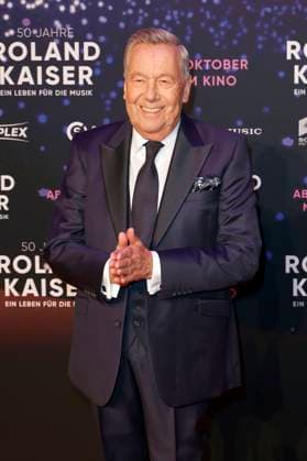 Roland Kaiser bei der Premiere des Dokumentarfilms 50 Jahre Roland Kaiser - Ein Leben für die Musik im Cineplex Münster. Münster, 16.10.2025