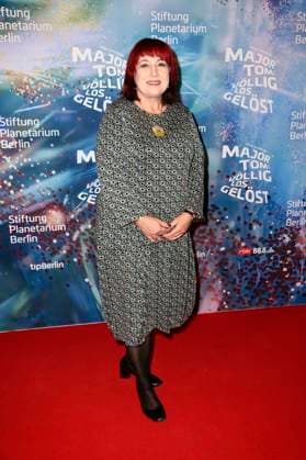 Astrid-Sabine Busse bei der Weltpremiere der 360Â° Fulldome-Show von Peter Schillings Major Tom: völlig losgelöst im Zeiss-Großplanetarium. Berlin, 16.10.2025