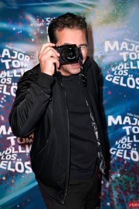 Andreas Elsholz bei der Weltpremiere der 360Â° Fulldome-Show von Peter Schillings Major Tom: völlig losgelöst im Zeiss-Großplanetarium. Berlin, 16.10.2025