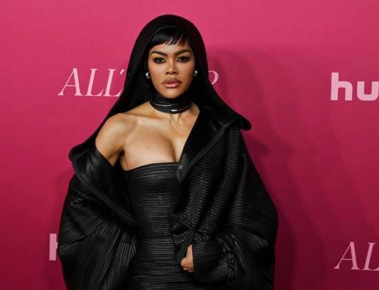 Cast member Teyana Taylor attends the world premiere of the Hulu original TV Series All s Fair at the DGA Theater in Los Angeles on Thursday, October 16, 2025. Storyline: Follows a successful divorce lawyer and the owner of an all-female law firm in Los Angeles.  LAP2025101616 JIMxRUYMEN