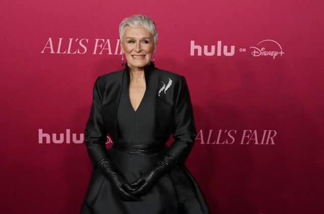 Cast member Glenn Close attends the world premiere of the Hulu original TV Series All s Fair at the DGA Theater in Los Angeles on Thursday, October 16, 2025. Storyline: Follows a successful divorce lawyer and the owner of an all-female law firm in Los Angeles.  LAP2025101635 JIMxRUYMEN