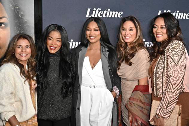 Lisa Vidal, Golden Brooks, Garcelle Beauvais, Alex Meneses ind Lela Rochon bei der Premiere des Lifetime-Films Taken at a Truck Stop: A Black Girl Missing im Garland Theatre. Los Angeles, 16.10.2025