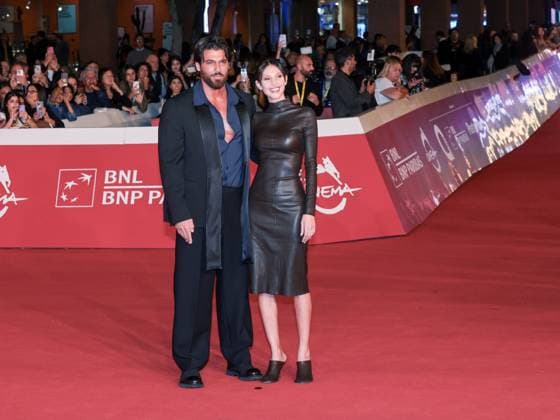 : Roma Cinema Fest 2025, Evening 3, Red carpet of the film Sandokan. In the photo: Can Yaman with his girlfriend Sara Bluma.  - ZUMAp169 20251017_zea_p169_819 Copyright: xMarcoxProvvisonatox