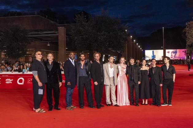 20th Rome Film Festival 2025 - Sandokan red carpet ROME, ITALY - OCTOBER 17: The cast of Sandokan poses during the 20th Rome Film Festival at Auditorium Parco Della Musica in Rome, Italy on October 17, 2025. Primo Barol Anadolu Rome World. Editorial use only. Please get in touch for any other usage.  Copyright: x2025xAnadoluxPrimoxBarolx