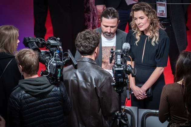 October 17, 2025, London, United Kingdom: David Michod and Mirrah Foulkes attend the Headline Gala screening of Christy during The 69th BFI London Film Festival at The Royal Festival Hall. London United Kingdom - ZUMAs197 20251017_aaa_s197_395 Copyright: xLoredanaxSangiulianox