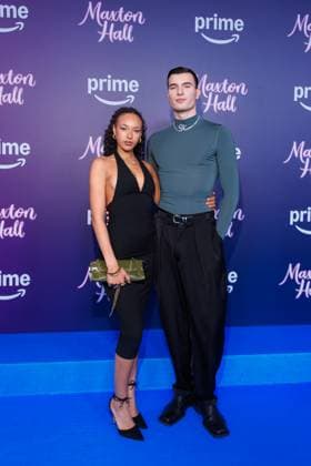 Amazon Premiere - Maxton Hall - Die Welt Zwischen Uns - Kadidja Becher und Frieder Sell bei der Amazon Prime Serien Premiere Maxton Hall - Die Welt Zwischen Uns im Tempodrom am 17.10.2025 in Berlin. Copyright: xEventpressxKochanx