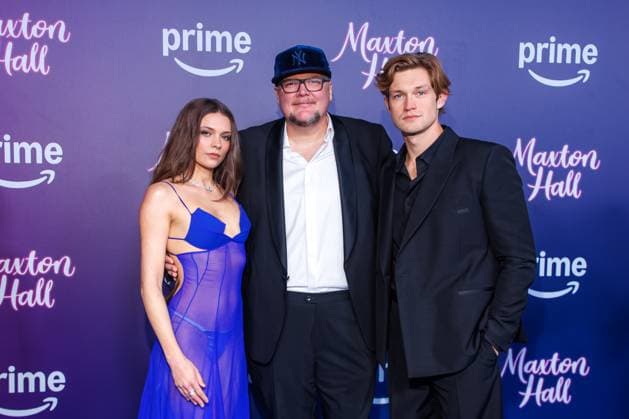 Amazon Premiere - Maxton Hall - Die Welt Zwischen Uns - Harriet Herbig-Matten, Christian Alvart und Damian Hardung bei der Amazon Prime Serien Premiere Maxton Hall - Die Welt Zwischen Uns im Tempodrom am 17.10.2025 in Berlin. Copyright: xEventpressxKochanx