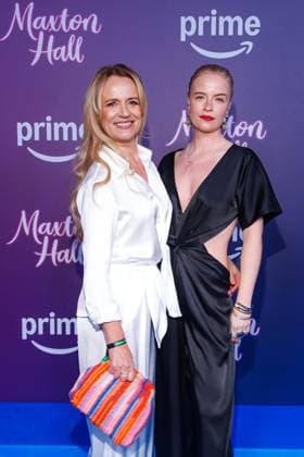Amazon Premiere - Maxton Hall - Die Welt Zwischen Uns - Ines Hoppe und Anna-Lucia Gustman bei der Amazon Prime Serien Premiere Maxton Hall - Die Welt Zwischen Uns im Tempodrom am 17.10.2025 in Berlin. Copyright: xEventpressxKochanx