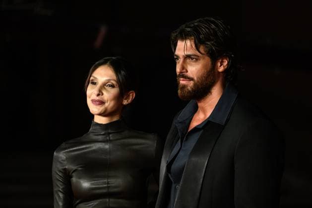 Sara Bluma and Can Yaman attend the Sandokan red carpet during the 20th Rome Film Festival at Auditorium Parco della Musica in Rome (Italy), October 17, 2025. andreaxstaccioli