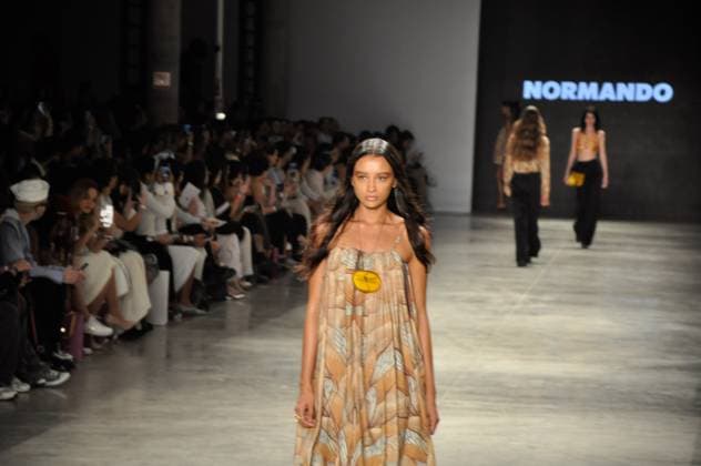 SaO PAULO, SP - 17.10.2025: SPFW N60 - Fashion show by designer Marco Normando, this Friday (17) SPFW - Brazilian Cultures Pavilion located in Ibirapuera Park in Sao Paulo, SP. x2826104x  ArmandoxFerraz