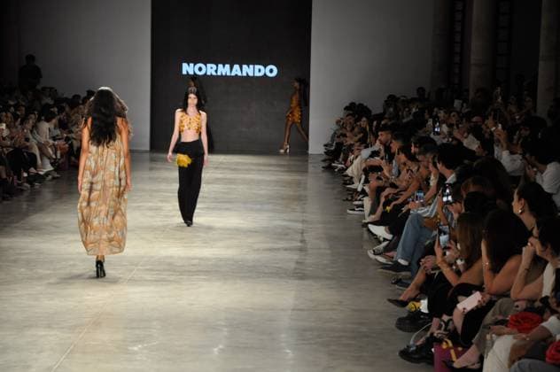 SaO PAULO, SP - 17.10.2025: SPFW N60 - Fashion show by designer Marco Normando, this Friday (17) SPFW - Brazilian Cultures Pavilion located in Ibirapuera Park in Sao Paulo, SP. x2826105x  ArmandoxFerraz