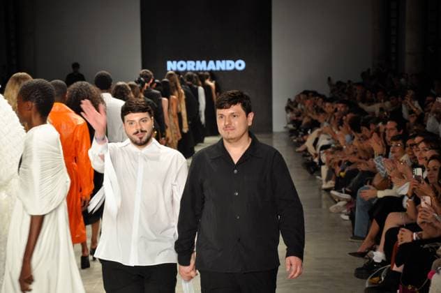 SaO PAULO, SP - 17.10.2025: SPFW N60 - Fashion show by designer Marco Normando, this Friday (17) SPFW - Brazilian Cultures Pavilion located in Ibirapuera Park in Sao Paulo, SP. x2826115x  ArmandoxFerraz