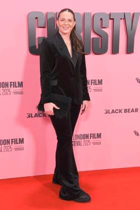 Abbie Ward bei der Premiere des Kinofilms Christy auf dem 69. BFI London Film Festival 2025 in der Royal Festival Hall. London, 17.10.2025