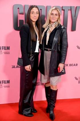 Amber Tysiak und Shelina Zadorsky bei der Premiere des Kinofilms Christy auf dem 69. BFI London Film Festival 2025 in der Royal Festival Hall. London, 17.10.2025