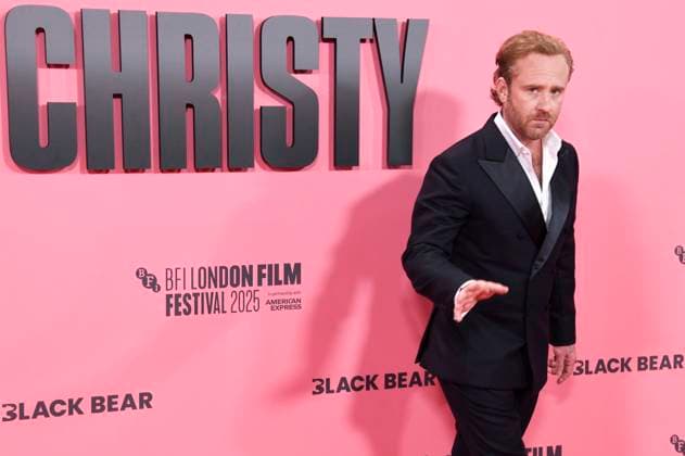 Ben Foster bei der Premiere des Kinofilms Christy auf dem 69. BFI London Film Festival 2025 in der Royal Festival Hall. London, 17.10.2025