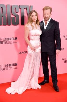 Sydney Sweeney und Ben Foster bei der Premiere des Kinofilms Christy auf dem 69. BFI London Film Festival 2025 in der Royal Festival Hall. London, 17.10.2025