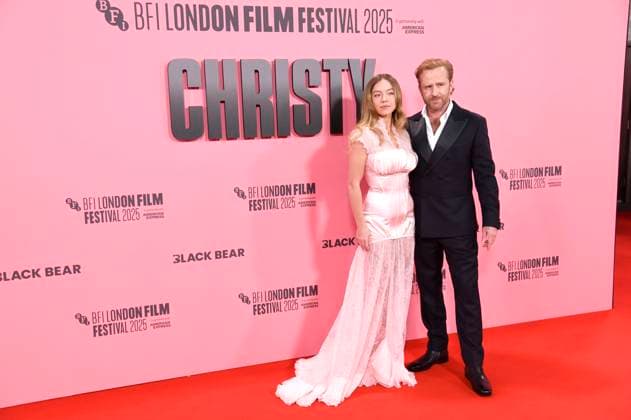 Sydney Sweeney und Ben Foster bei der Premiere des Kinofilms Christy auf dem 69. BFI London Film Festival 2025 in der Royal Festival Hall. London, 17.10.2025