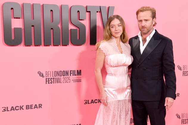 Sydney Sweeney und Ben Foster bei der Premiere des Kinofilms Christy auf dem 69. BFI London Film Festival 2025 in der Royal Festival Hall. London, 17.10.2025