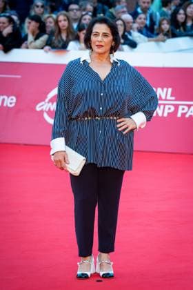 La Petite Cuisine De Mehdi red carpet during the 20th Rome Film Festival at Auditorium Parco Della Musica in Rome, Italy on 17 October 2025. Hiam Abbass attends the La Petite Cuisine De Mehdi red carpet during the 20th Rome Film Festival at Auditorium Parco Della Musica in Rome, Italy on 17 October 2025., Credit:Stefano Costantino TTL Avalon Italy, Rome  Copyright: xStefanoxCostantinoxTTLx xAvalonx 1046337569