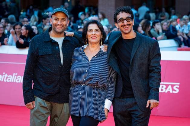 La Petite Cuisine De Mehdi red carpet during the 20th Rome Film Festival at Auditorium Parco Della Musica in Rome, Italy on 17 October 2025. Amine Adjina, Hiam Abbass and Younes Boucif attend the La Petite Cuisine De Mehdi red carpet during the 20th Rome Film Festival at Auditorium Parco Della Musica in Rome, Italy on 17 October 2025., Credit:Stefano Costantino TTL Avalon Italy, Rome  Copyright: xStefanoxCostantinoxTTLx xAvalonx 1046337893
