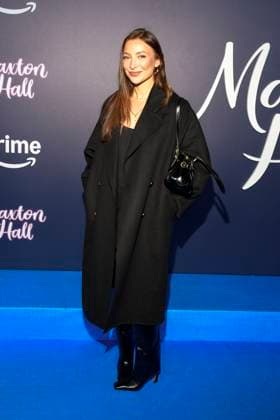 abb Maxton Hall- Katja Geretschuchin zu Gast auf dem blauen Teppich bei der Premiere der Amazon Prime TV Serie Maxton Hall - Die Welt zwischen uns Staffel 2 im Tempodrom am 17.10.2025 in Berelin Berlin Deutschland