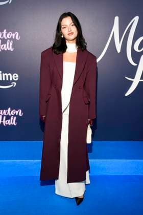 abb Maxton Hall- Kaliya Ka zu Gast auf dem blauen Teppich bei der Premiere der Amazon Prime TV Serie Maxton Hall - Die Welt zwischen uns Staffel 2 im Tempodrom am 17.10.2025 in Berelin Berlin Deutschland
