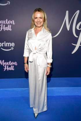 abb Maxton Hall- Ines Hoppe zu Gast auf dem blauen Teppich bei der Premiere der Amazon Prime TV Serie Maxton Hall - Die Welt zwischen uns Staffel 2 im Tempodrom am 17.10.2025 in Berelin Berlin Deutschland