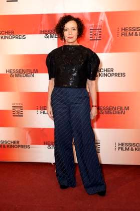 Maria Schrader bei der 36. Verleihung des Hessischen Film- und Kinopreises 2025 in der Alten Oper. Frankfurt am Main, 17.10.2025