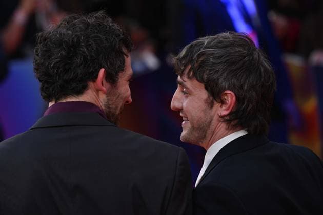 The History of Sound Gala at 69th BFI London Film Festival??????? LONDON, UNITED KINGDOM - OCTOBER 18: Irish actor Paul Mescal (R) and British actor Josh O’ Connor (L) attend the premiere of The History of Sound during the 69th BFI London Film Festival at the Royal Festival Hall in London, United Kingdom on October 18, 2025. Rasid Necati Aslim Anadolu London United Kingdom. Editorial use only. Please get in touch for any other usage.  Copyright: x2025xAnadoluxRasidxNecatixAslimx