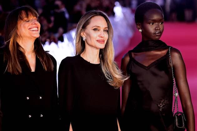 October 18 2025 - Actress and producer ANGELINA JOLIE on the red carpet of the Rome Film Festival for the movie by director Alice Winocour. . EvandroInetti_via ZUMA Wire Rome Italy - ZUMAi15_ 20251018_zaf_i15_033 Copyright: xEvandroxInettix